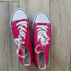 Epic Step Women's Pink Canvas Sneakers